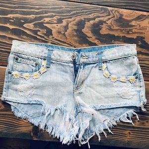 CARMAR distressed denim shorts